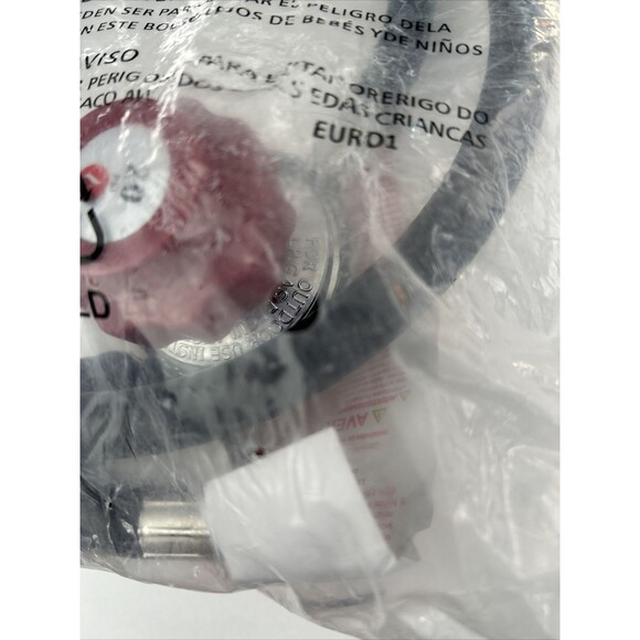 Gas One 2109 4 ft 0-20 PSI High Pressure Regulator Hose & Adjustable Dial New - Picture 2 of 5